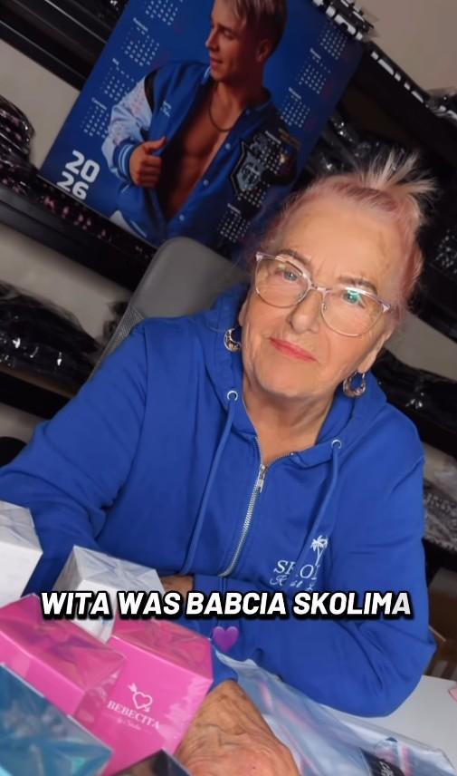 Skolim z babcią, fot. Instagram