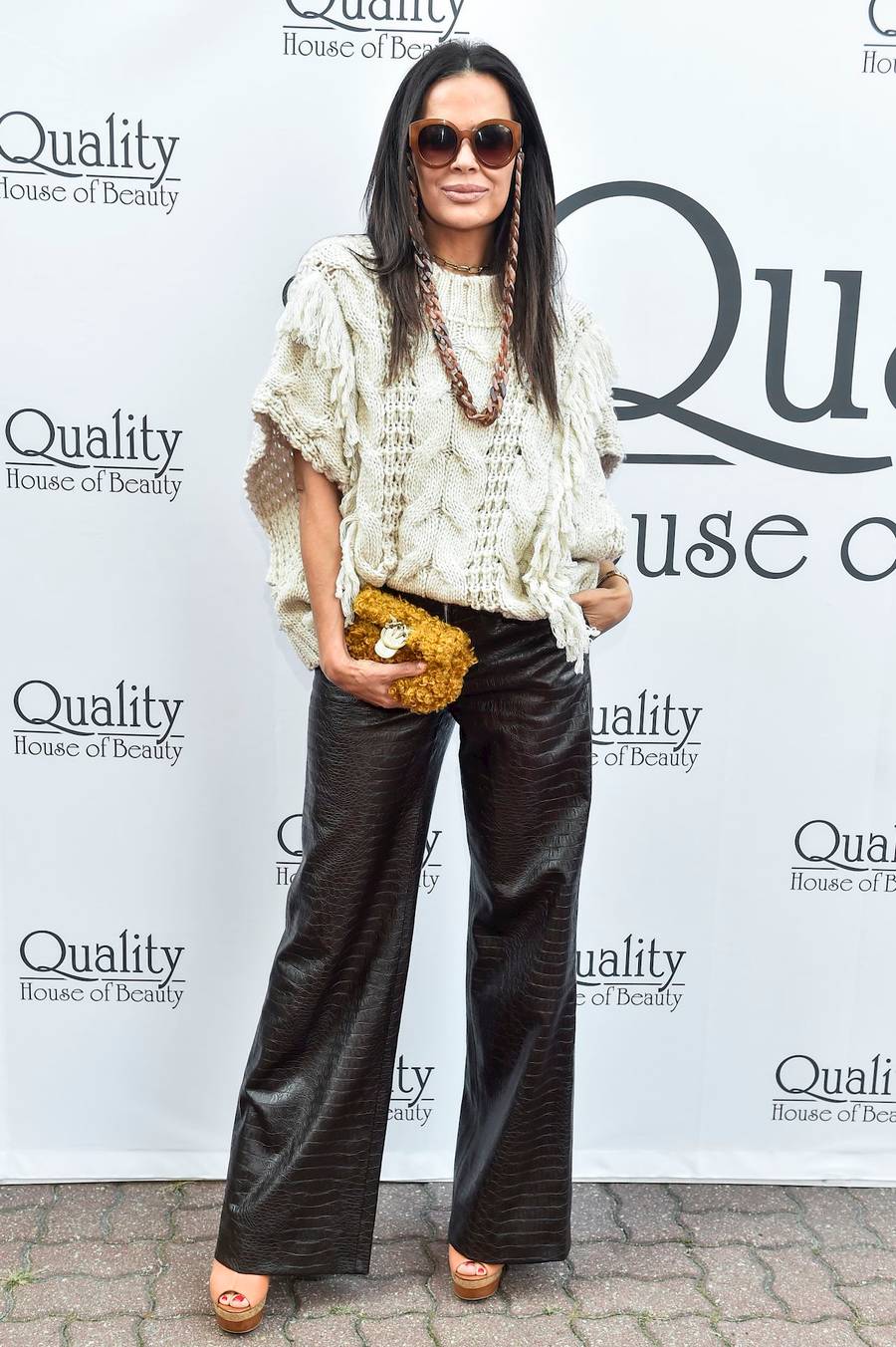 Magdalena Antosiewicz na otwarciu salonu