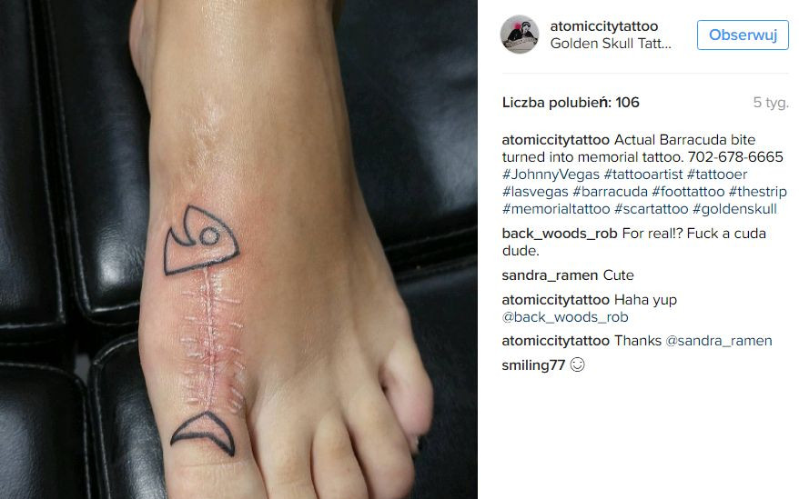 Tatuaże, które kamuflują blizny