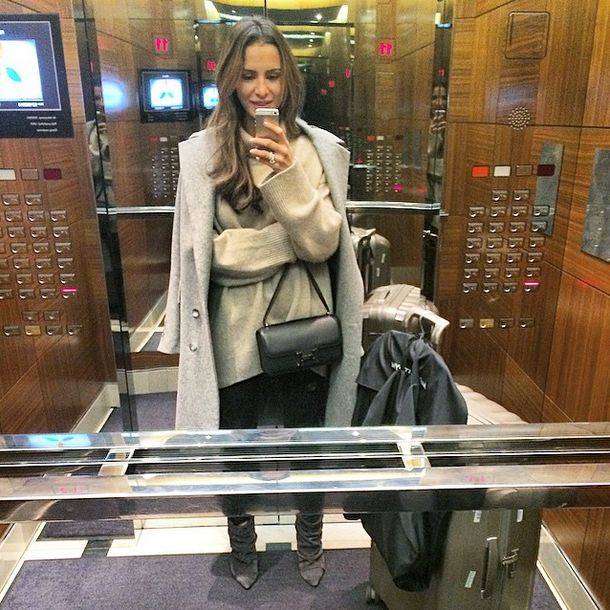 Selfie Sary Boruc na Instagramie