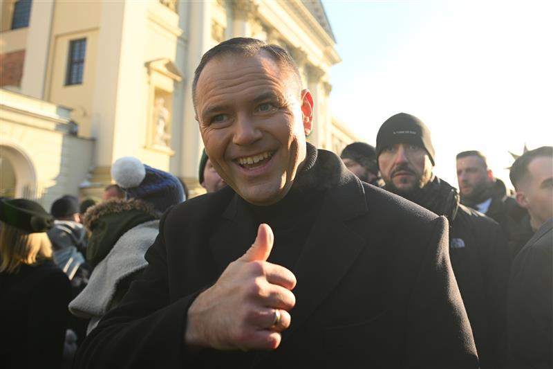 Para prezydencka na orszaku Trzech Króli, fot. Forum