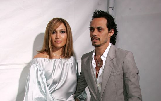 Jennifer Lopez i Marc Anthony w czasach, gdy byli razem