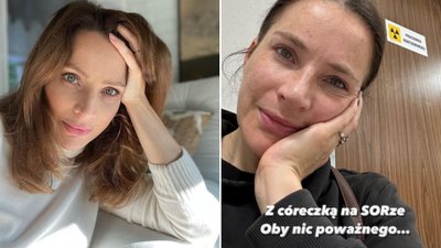 Anna Dereszowska trafiła z córką na SOR! “Oby nic poważnego…”