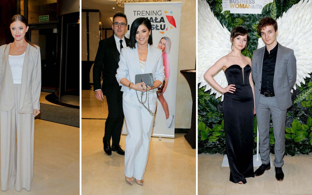 Gala Polish Businesswomen Awards. Dziadek Maciej Kurzajewski towarzyszy Katarzynie Cichopek