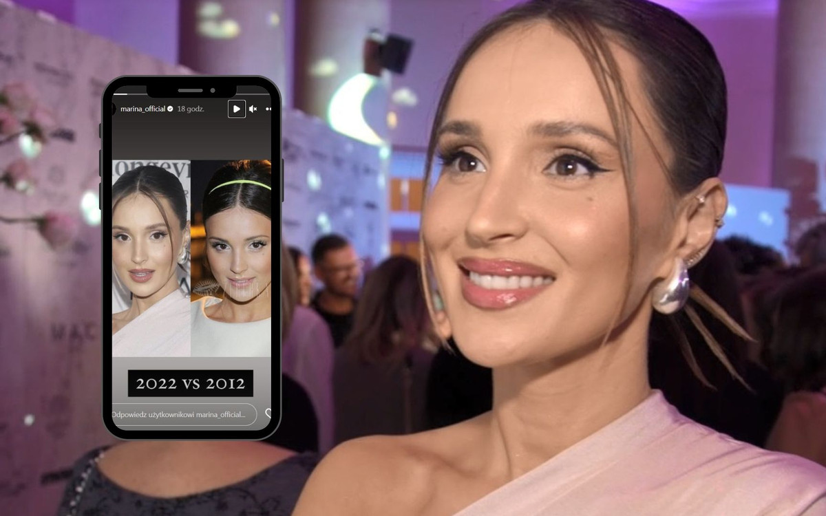 Marina Łuczenko porównuje swoje zdjęcie z TERAZ i z 2012 roku. Nic się nie zmieniła!
