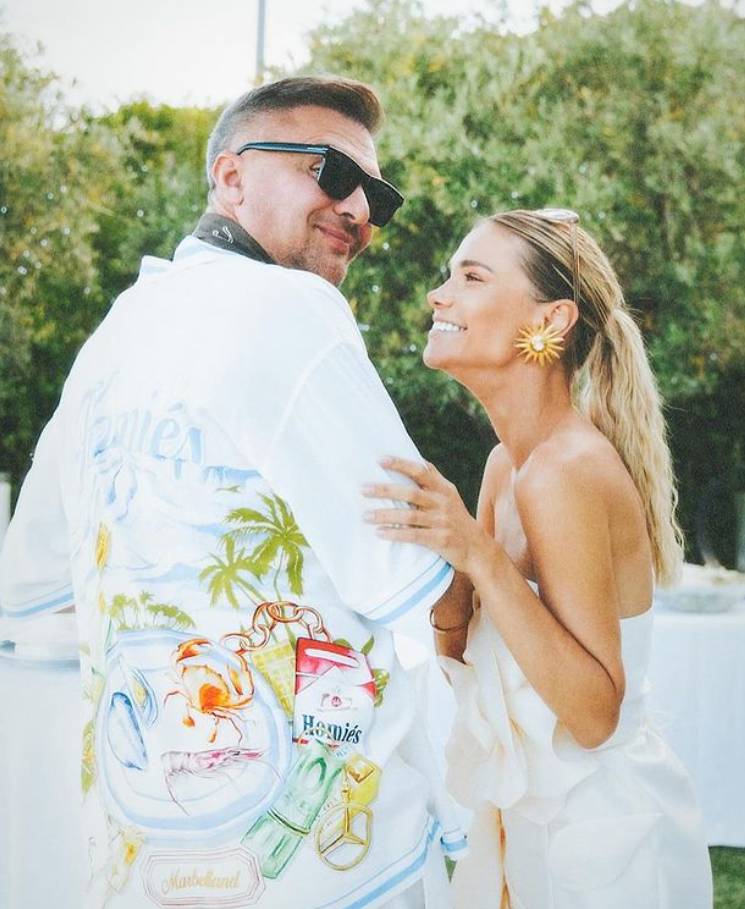 Maja Bohosiewicz z mężem