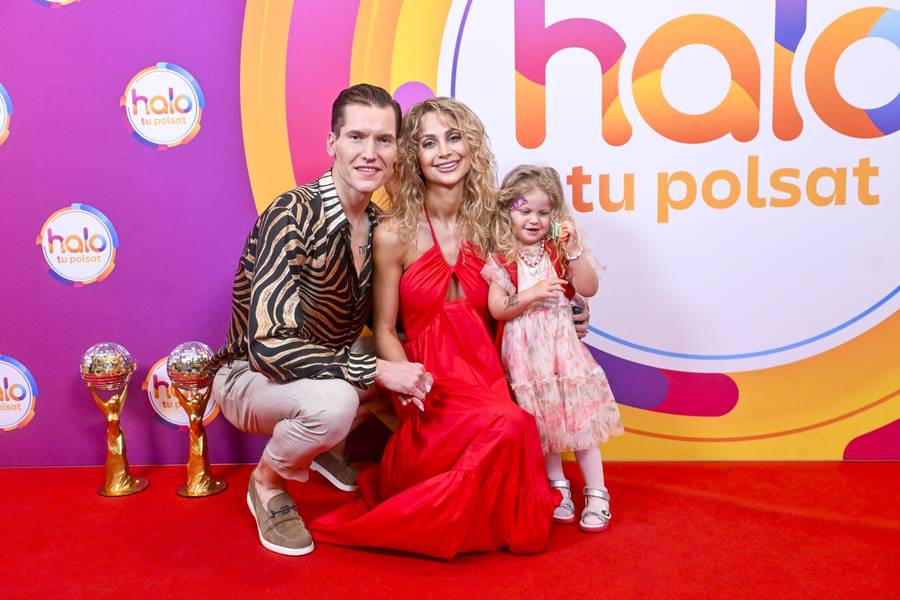 Rozczulający poranek w “Halo Tu Polsat”! Hanna Żudziewicz i Jacek Jeschke pojawili się z uroczą córeczką (FOTO)