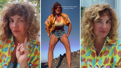 Żona Marcina Prokopa prezentuje elastyczność swojego brzucha i apeluje do kobiet