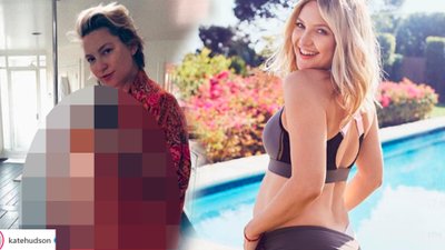 Kate Hudson pokazała OGROMNY brzuch. Fani: dziecko się już tam nie mieści!