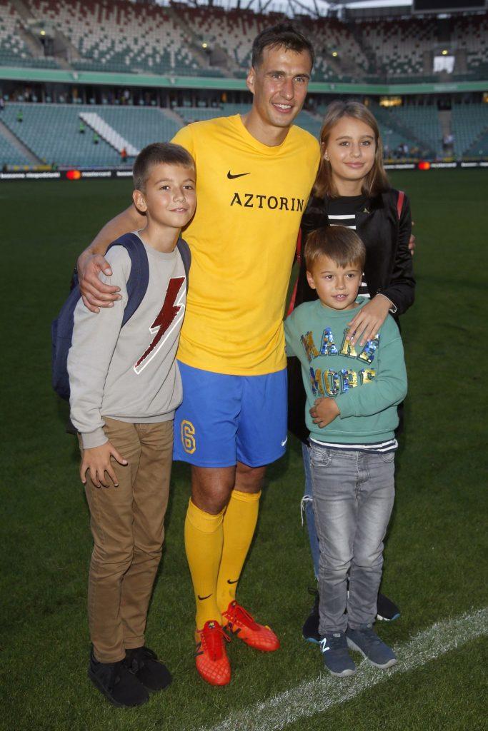 Jarosław Bieniuk z rodziną 