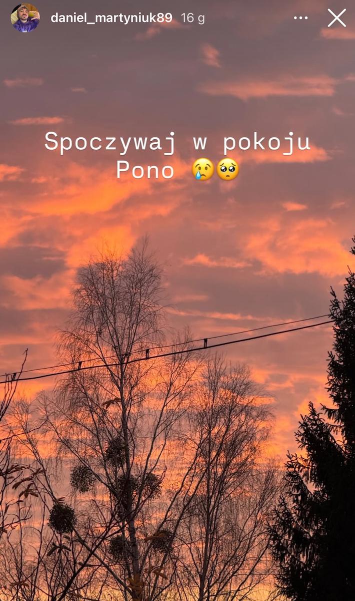 Daniel Martyniuk, fot. Instagram @daniel_martynik89
