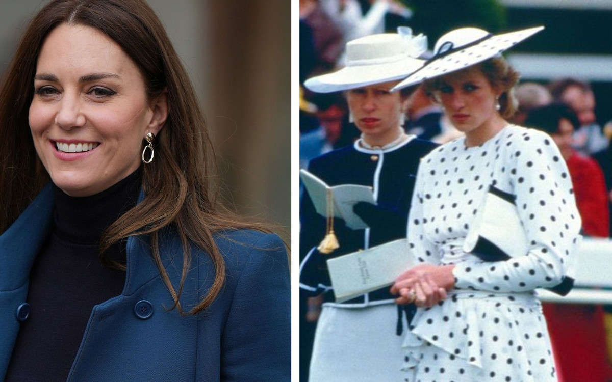 Księżna Kate w sukience, która jest hołdem dla księżnej Diany