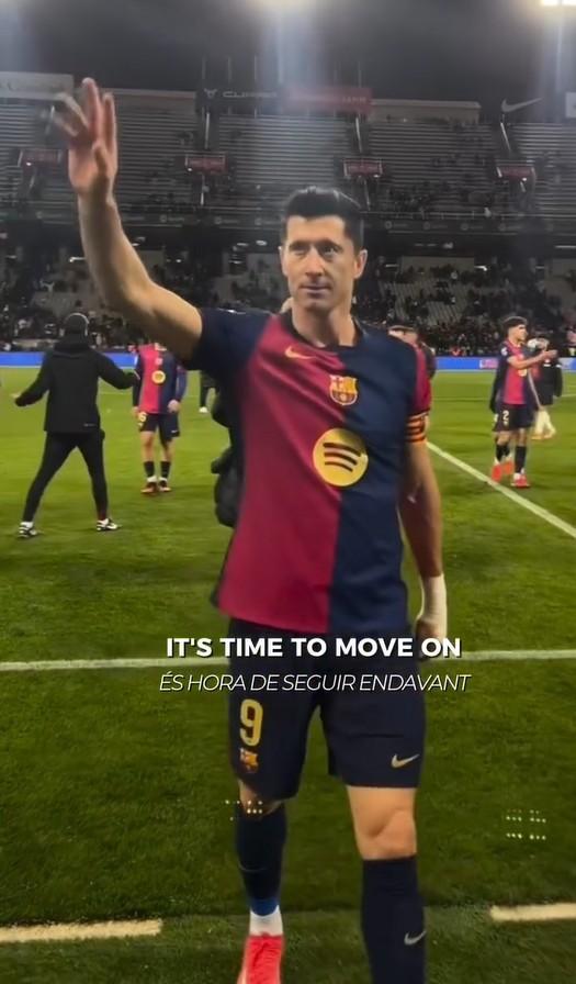 Robert Lewandowski odchodzi z FC Barcelony, fot. Instagram