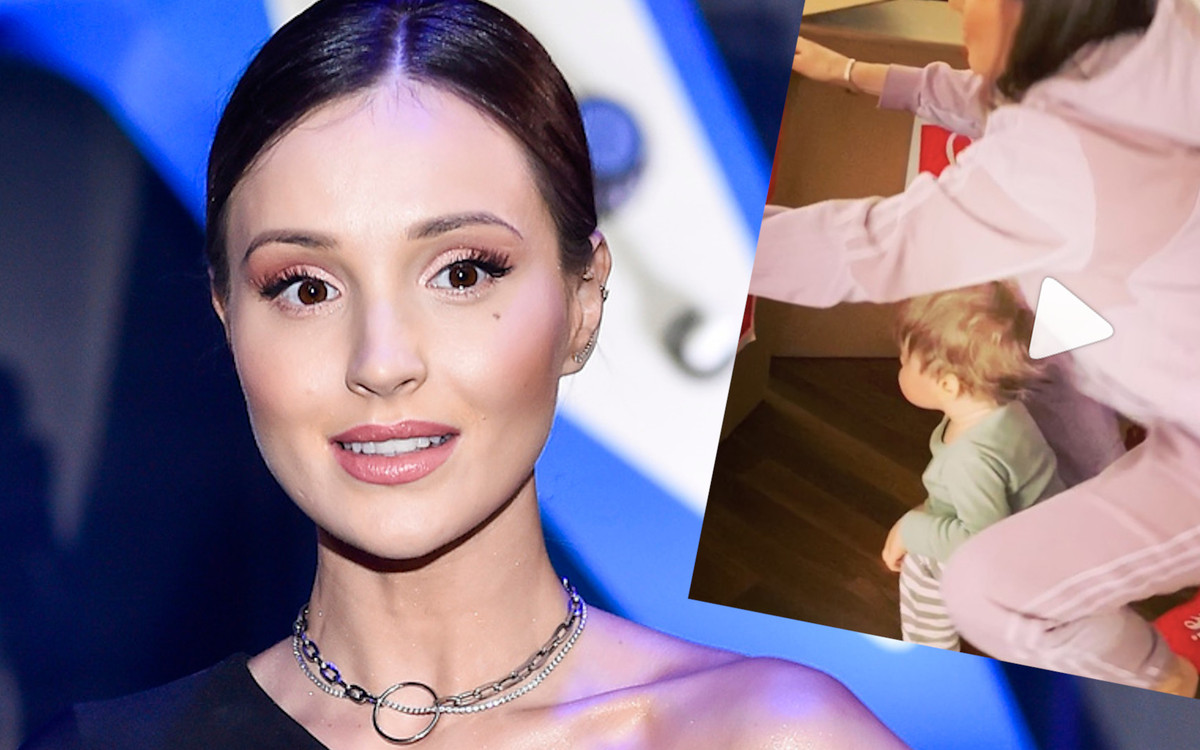 Marina i Wojtek w domowym zaciszu nagrali filmik dla SZLACHETNEJ PACZKI. Uwagę skrada Liam