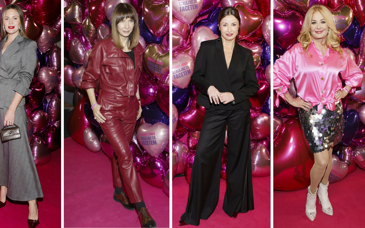Gwiazdy ZACHWYCIŁY stylizacjami na pokazie filmu “Bridget Jones. Szalejąc za facetem”! Joanna Brodzik, Grażyna Wolszczak (FOTO)