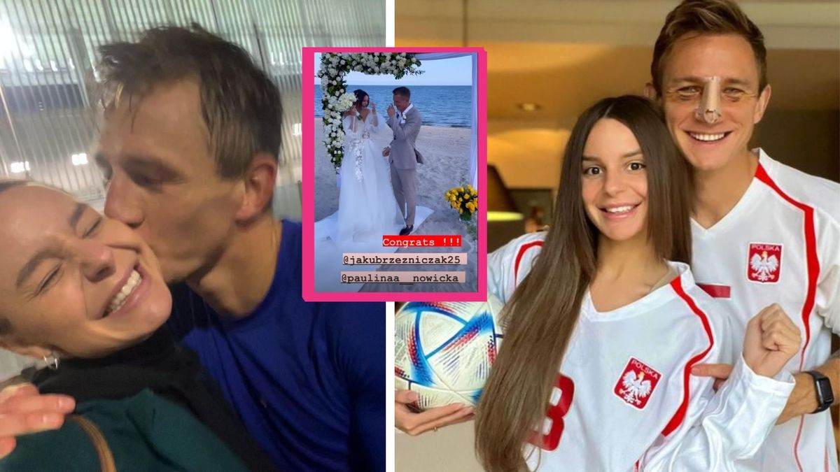 Jakub Rzeźniczak i Paulina Nowicka wzięli ślub!