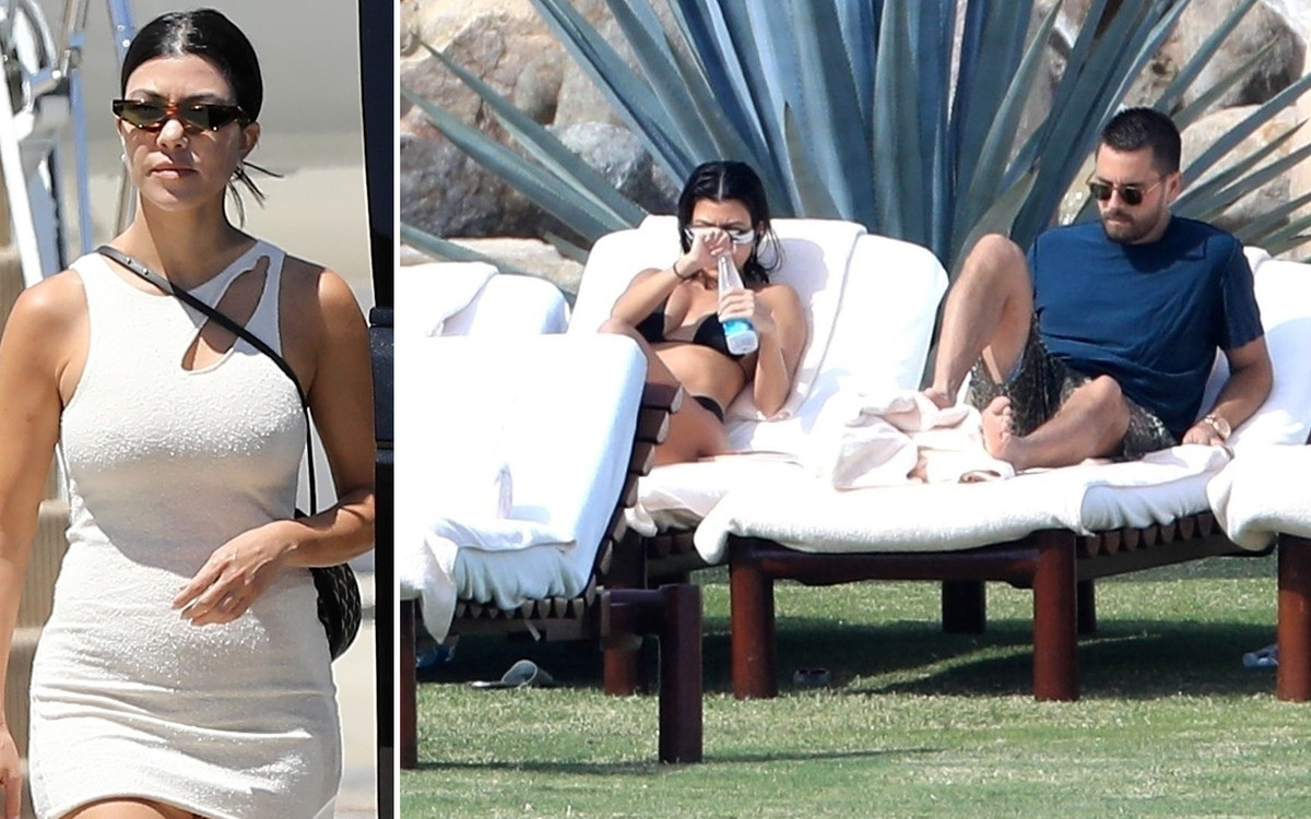 Koleżanka Kourtney Kardashian z OKRESEM w bikini na plaży