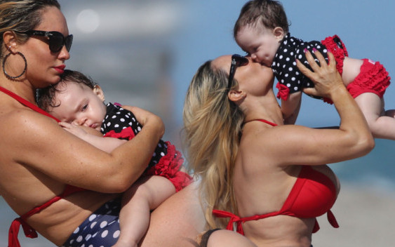 Coco Austin z córeczką Chanel podbijają Miami (FOTO)