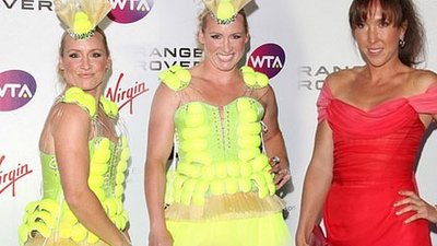 Tenisistki też potrafią zaskoczyć (FOTO)