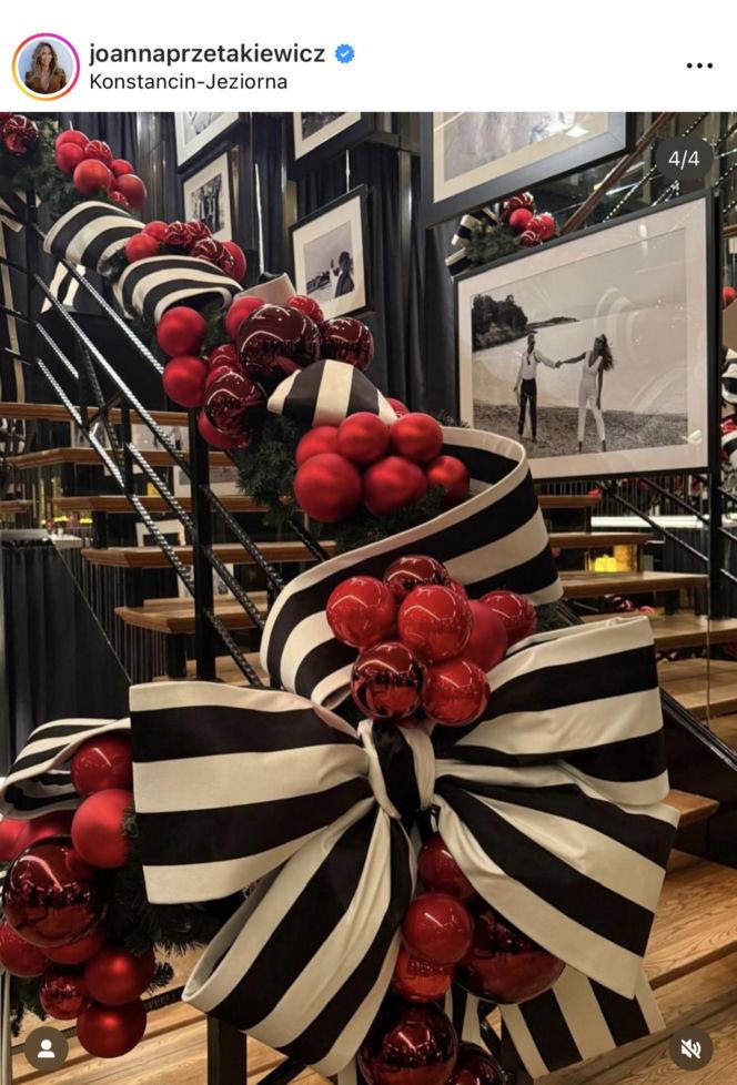 Domy gwiazd na święta/ Instagram/joannaprzetakiewicz