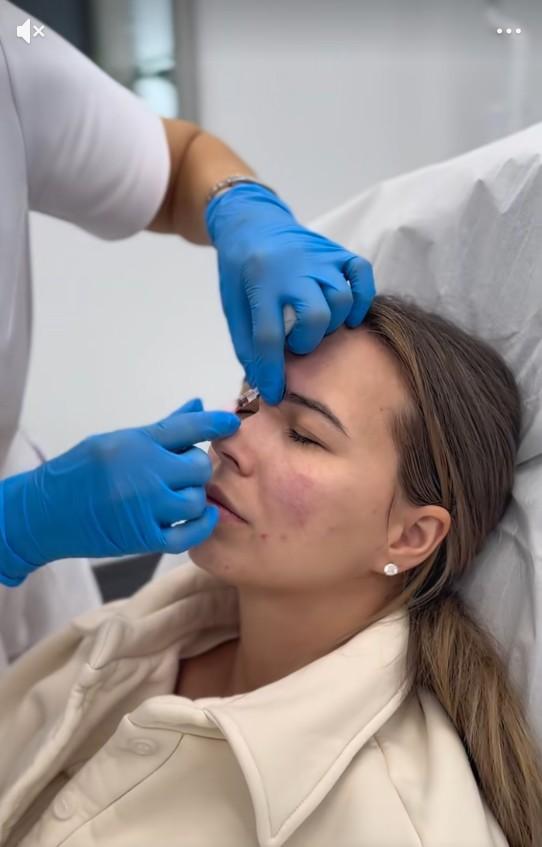 Sandra Kubicka w klinice, fot. TikTok