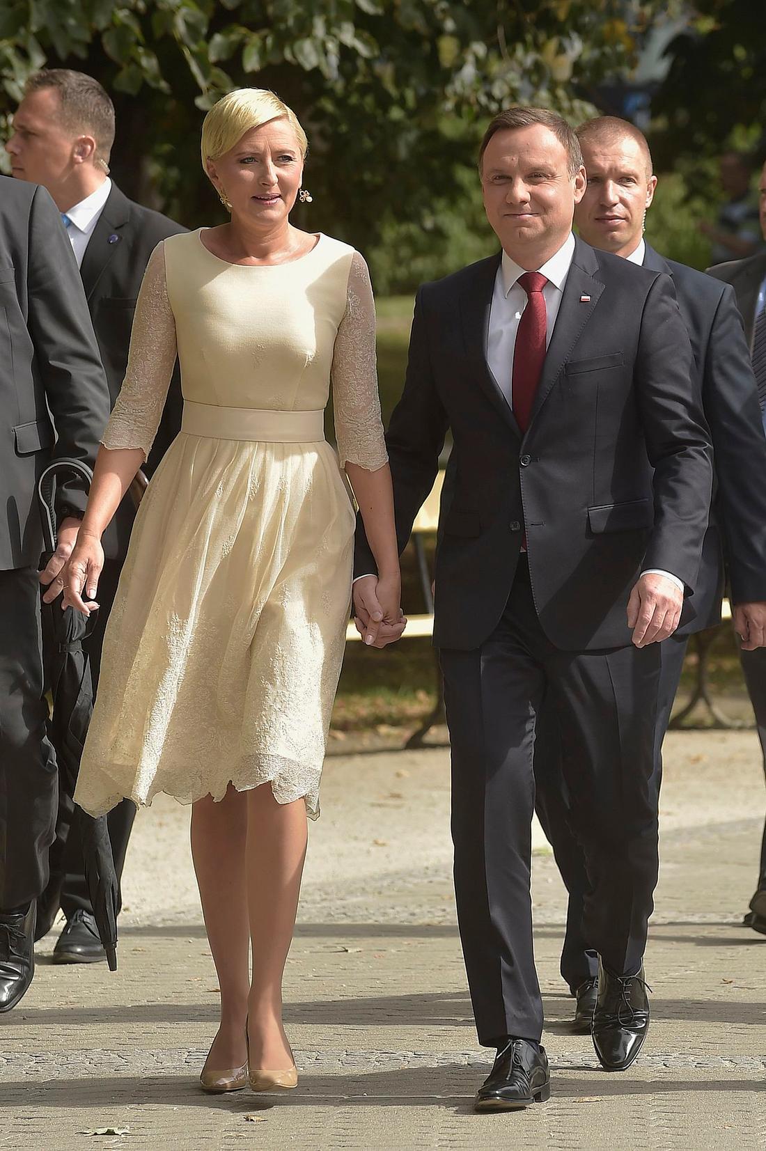 Andrzej Duda i Agata Duda na początku kadencji