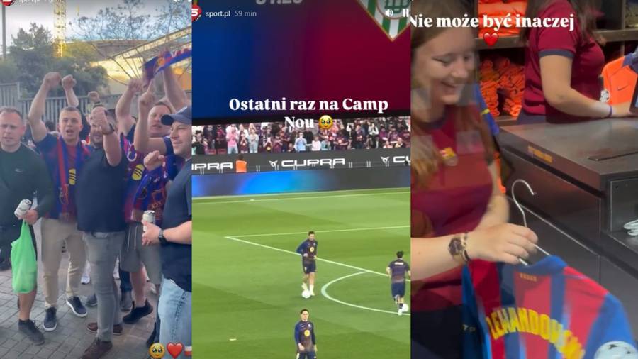 Robert Lewandowski, ostatni mecz w Barcelonie, fot. Instagram