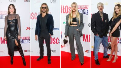 Premiera filmu “Miłość na pierwszą stronę”. Piotr Stramowski ukrywa się za okularami, dawno niewidziana Magdalena Schejbal, Izabela Janachowska