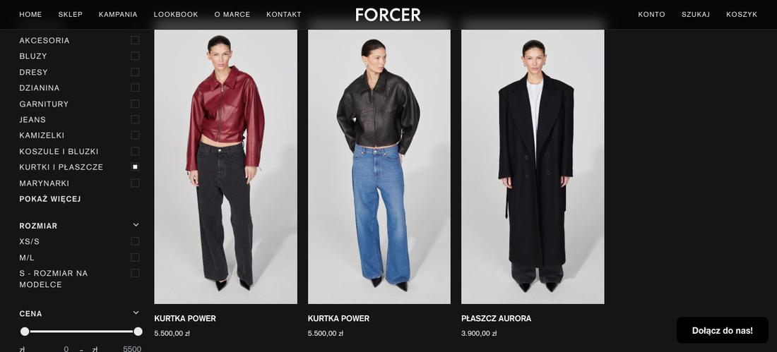 Karolina Pisarek, Forcer, fot. Forcer screen. 