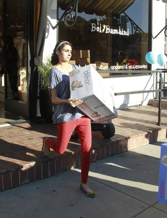 Adele na zakupach w West Hollywood