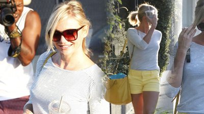 Cameron Diaz osaczona przez paparazzi(FOTO)