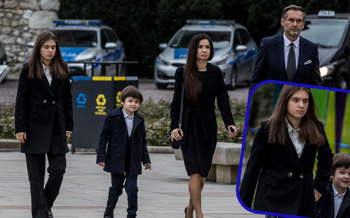 Marta Kaczyńska z dziećmi i mężem na Wawelu. Bardzo długo nie pojawiała się publicznie