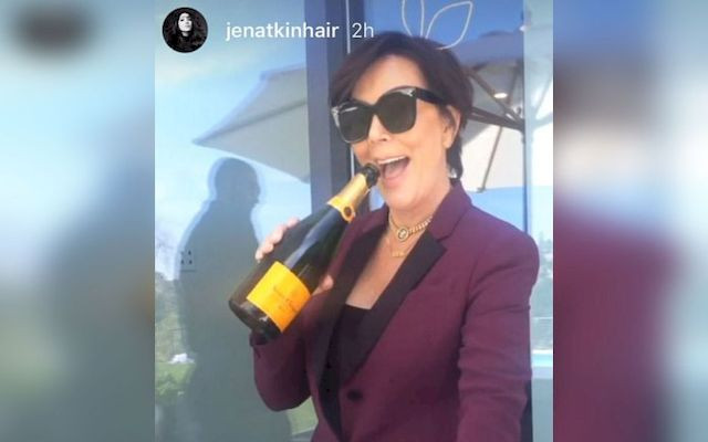 Kris Jenner UPIŁA SIĘ przed dziećmi Kim Kardashian!