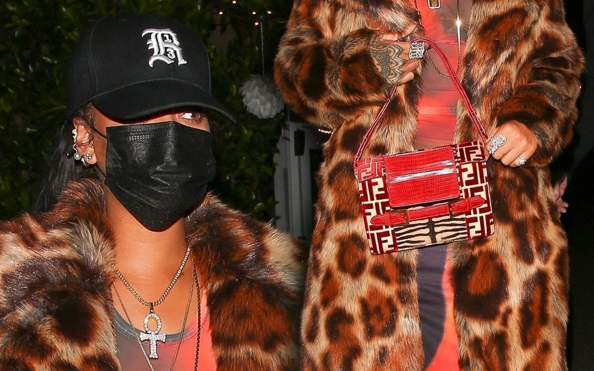 Drapieżna Rihanna w ODWAŻNEJ stylizacji wybrała się na randkę z A$AP Rocky’m (FOTO)