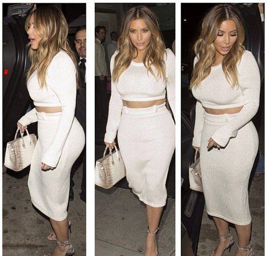 Fryzury Kim Kardashian