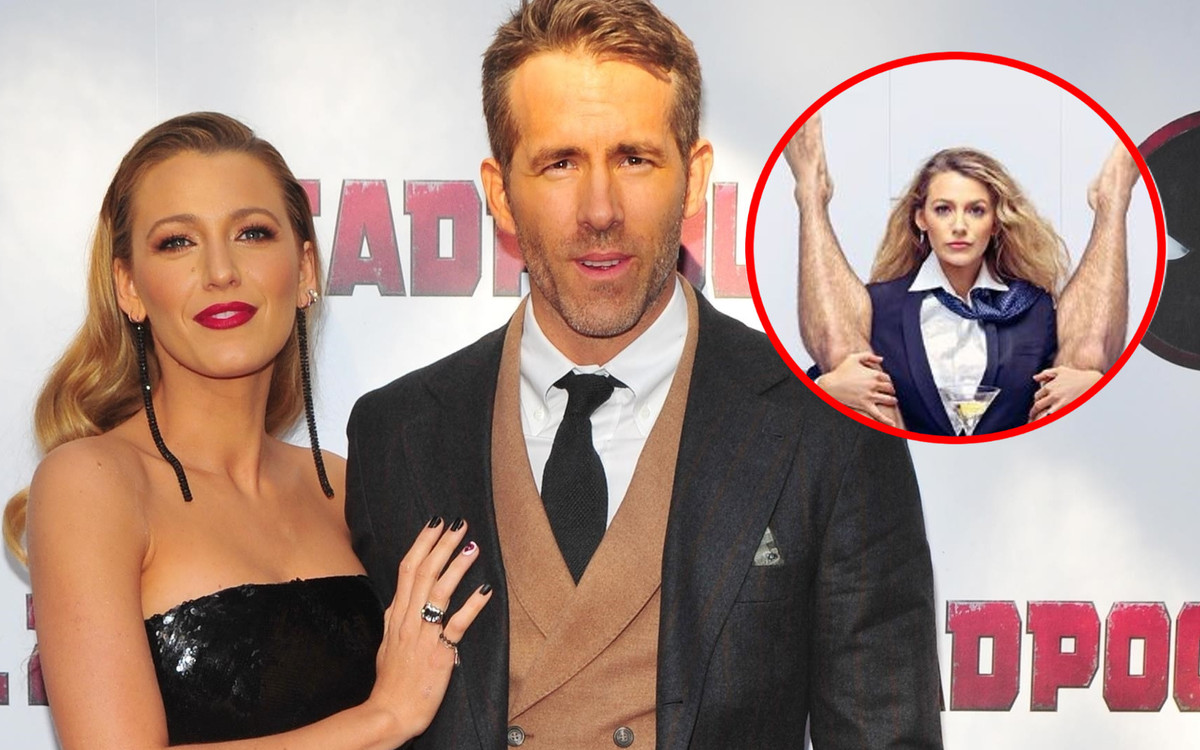 Blake Lively między nogami przystojnego modela – jej facet komentuje zdjęcie