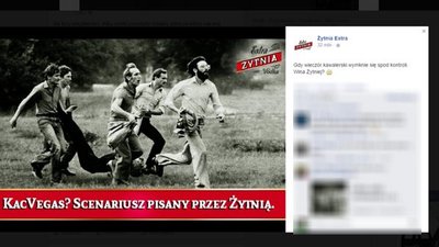 Jest zarzut w sprawie wykorzystania zdjęcia w reklamie wódki
