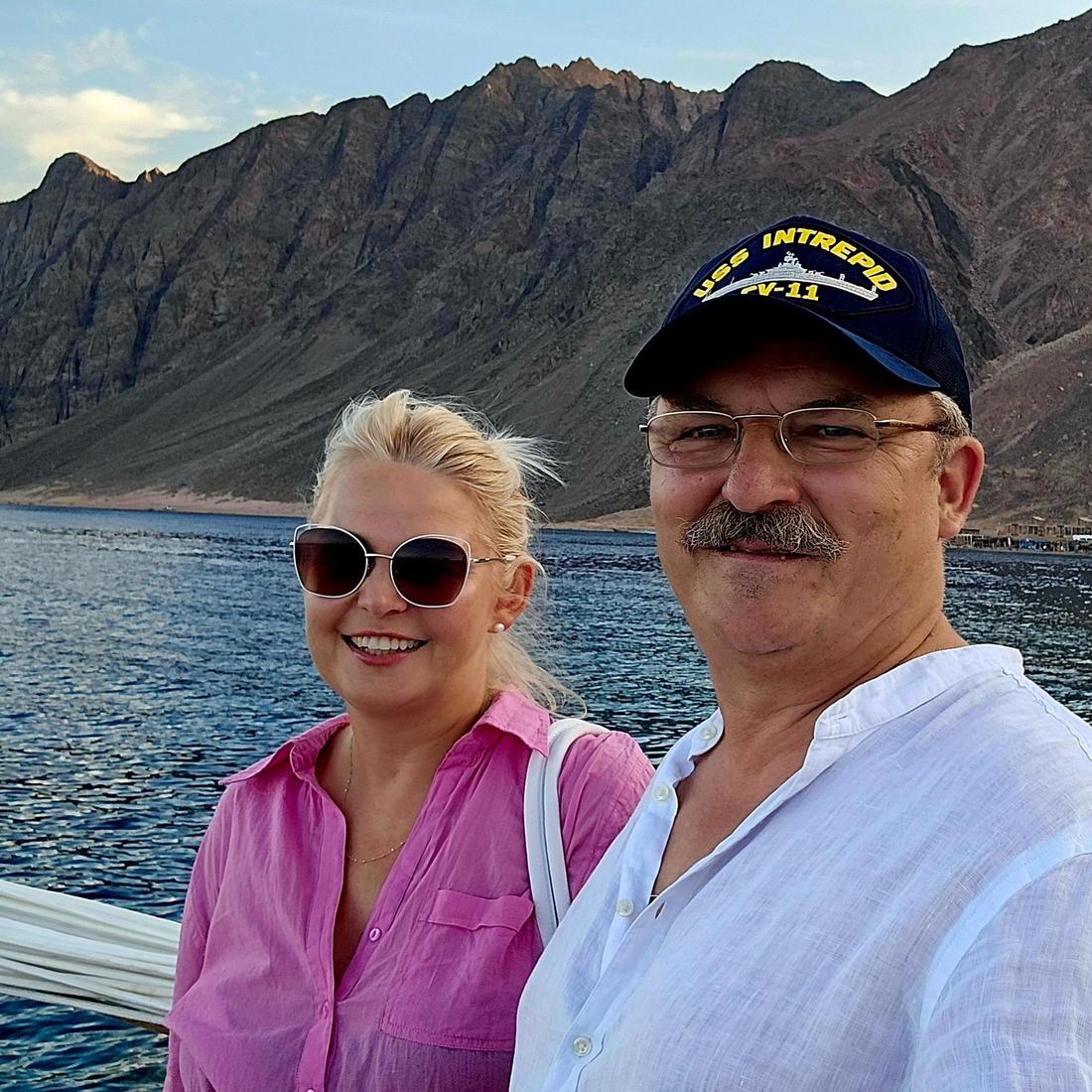 Marek Jakubiak z żoną fot. Instagram