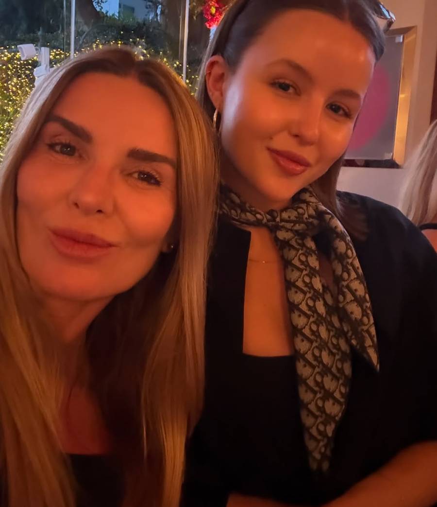 Hanna Lis z córką Anią, fot. Instagram