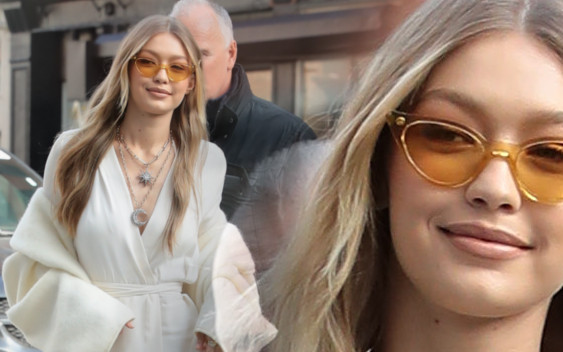 Anioł na ulicach Nowego Jorku? Nie, to Gigi Hadid w bieli