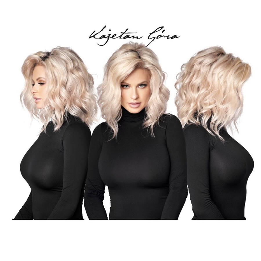 Lekko kręcone włosy w kolorze szampana RZĄDZĄ!