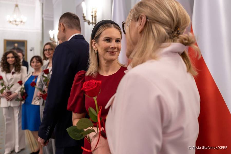 Dzień Kobiet w Pałacu Prezydenckim/KPRP/Alicja Stefaniuk