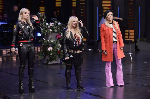 Doda na próbie przed koncertem w Opolu 2017