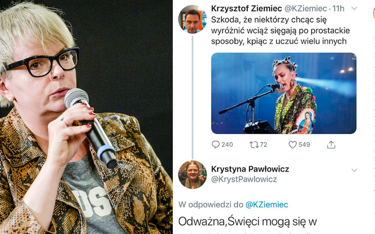 Korwin-Piotrowska broni “maryjnej” stylizacji Nykiel: skąd ten płaszcz?