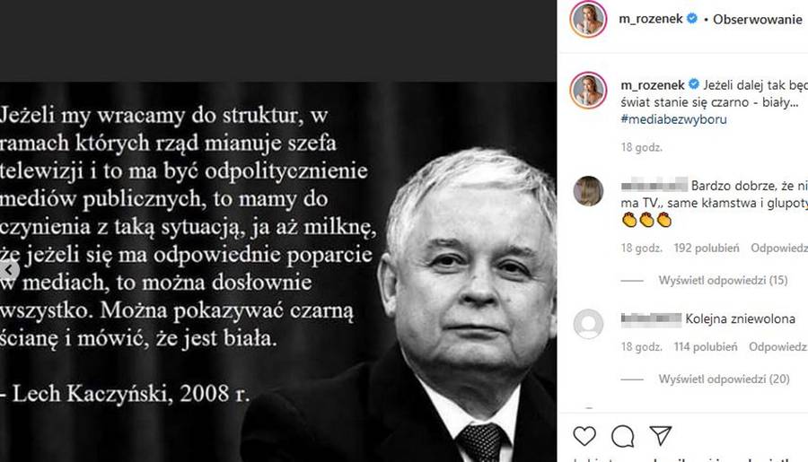 Gwiazdy wsparły strajk “Media bez wyboru”. Padły mocne słowa