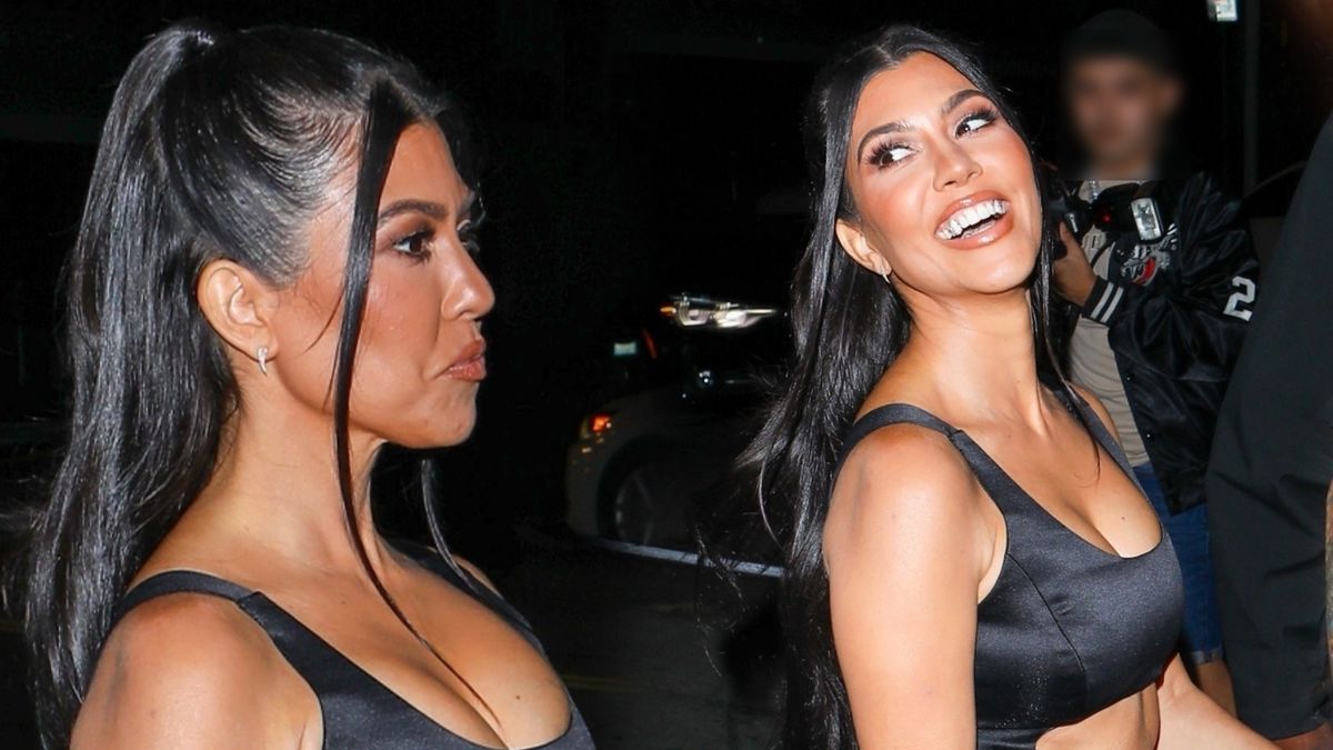 Kourtney Kardashian zaszalała z SEXY stylizacją. Co za figura (ZDJĘCIA)