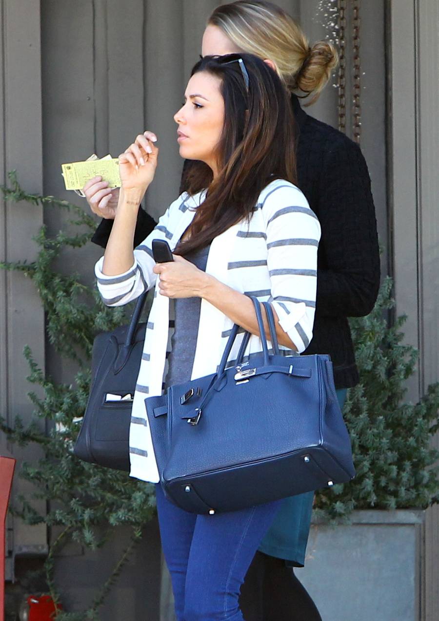 Eva Longoria – lunch w restauracji