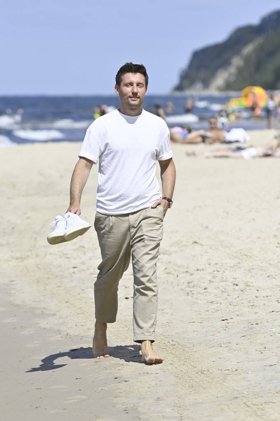 Aktorzy brylują na PLAŻY podczas 28. Festiwalu Gwiazd w Międzyzdrojach! Rafał Zawierucha, Marek Siudym (FOTO)