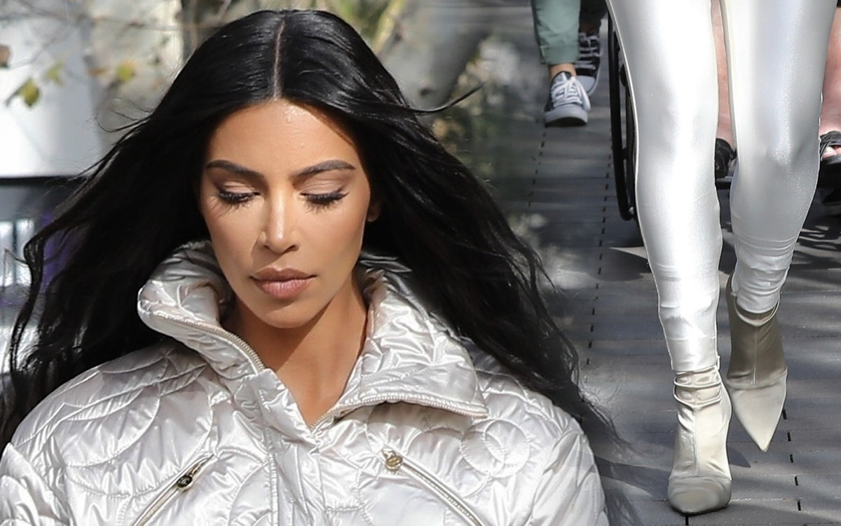 Oceń stylizację Kim Kardashian – w roli głównej puchówka