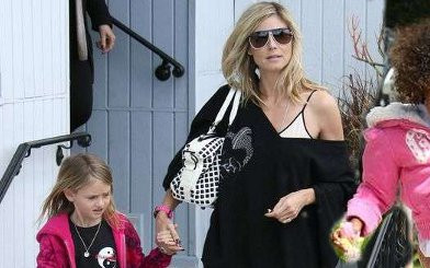Heidi Klum sama zajmuje się dziećmi (FOTO)
